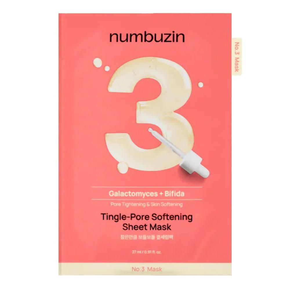 [no.3 tingle pore sheetmask] No. 3 Tingle-Pore Softening Sheet Mask 27ml