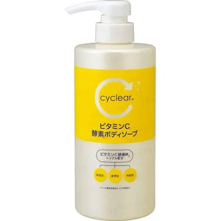 [kumano vita c body soap] Yushi cyclear Vitamin C Enzyme Body Soap Main Body 500ml