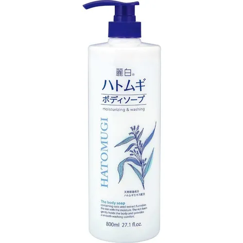 [kumano hatomugi body soap] Yushi Reihaku Hatomugi Body Soap 800ml