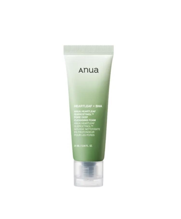 [anua quercetinol foam mini] Heartleaf Quercetinol Pore Deep Cleansing Foam (25ml)