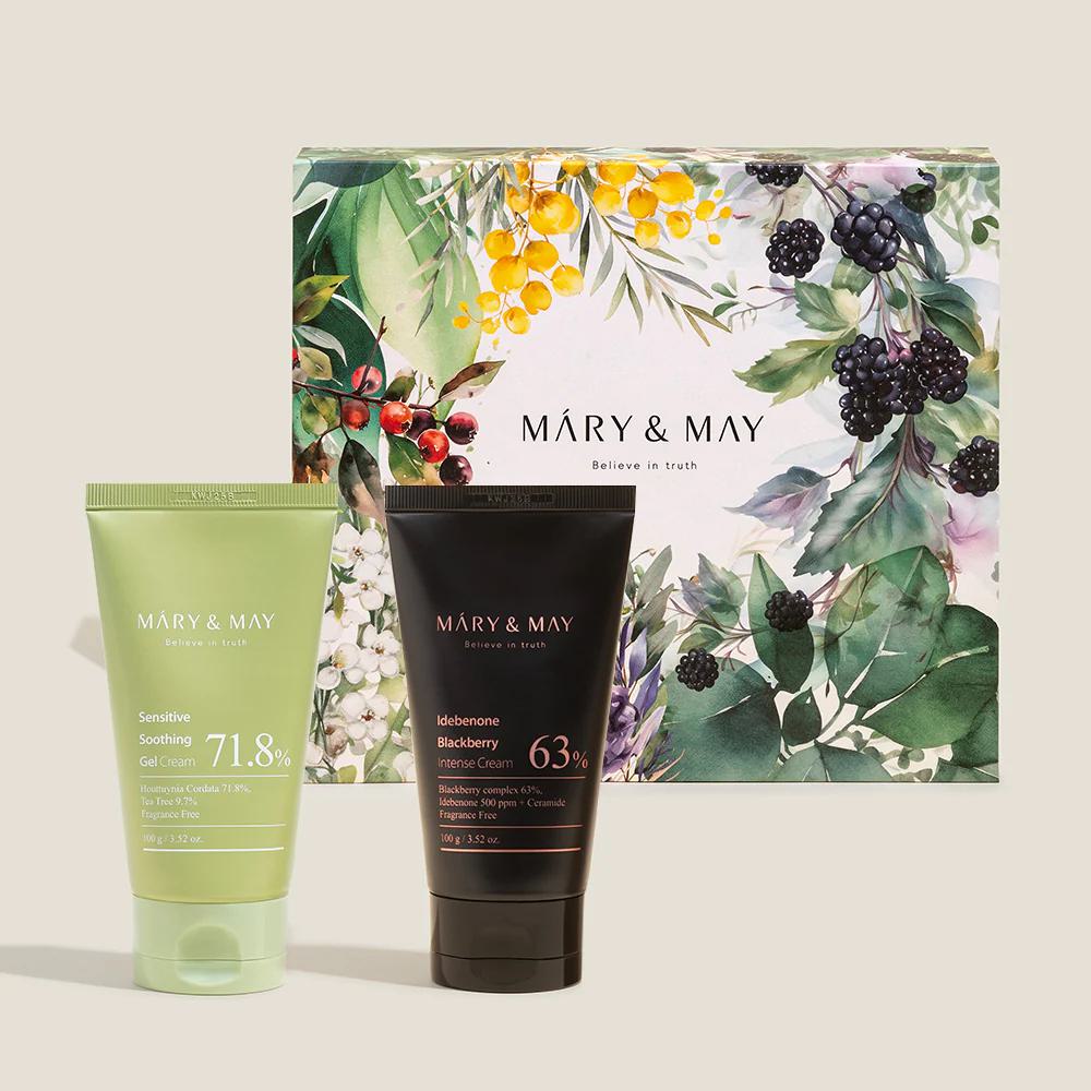 [m&m cream duo set] Soothing Gel Cream + Idebenone Blackberry Cream Duo Set 2 Pcs