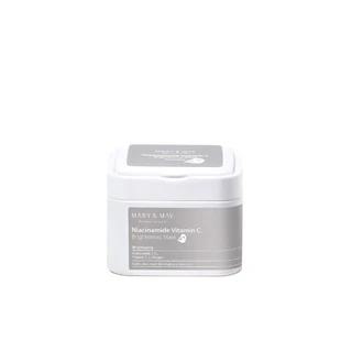 [m&m niacin vita c mask box] Niacinamide Vitamin C Brightening Mask 400ml 30 Sheets