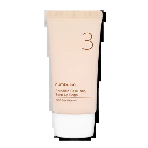 No.3 Porcelain Base-Skip Tone Up Beige 50ml
