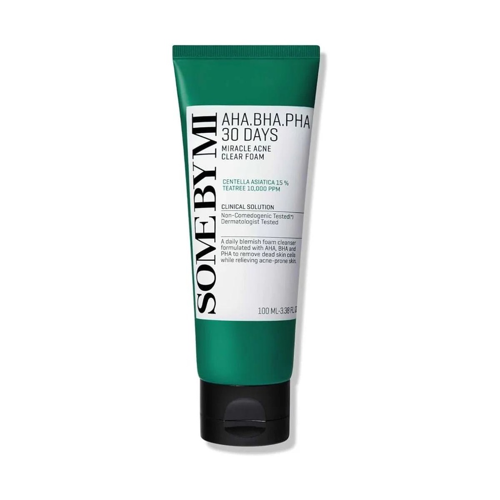 [sbm miracle foam] AHA, BHA, PHA 30 Days Miracle Acne Clear Foam 100ml
