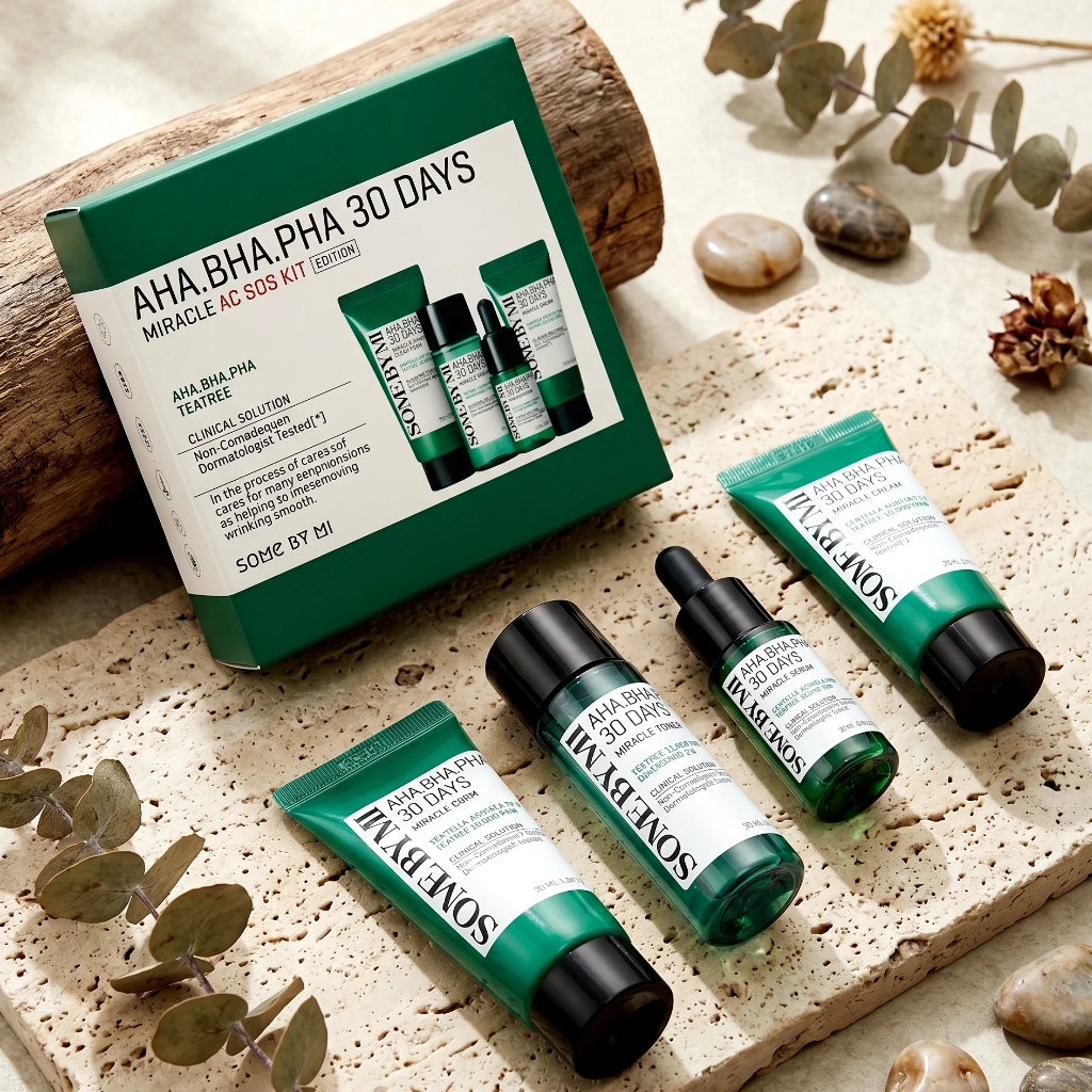 [sbm miracle kit] AHA-BHA-PHA 30 Days Miracle Ac SOS Kit 4pcs