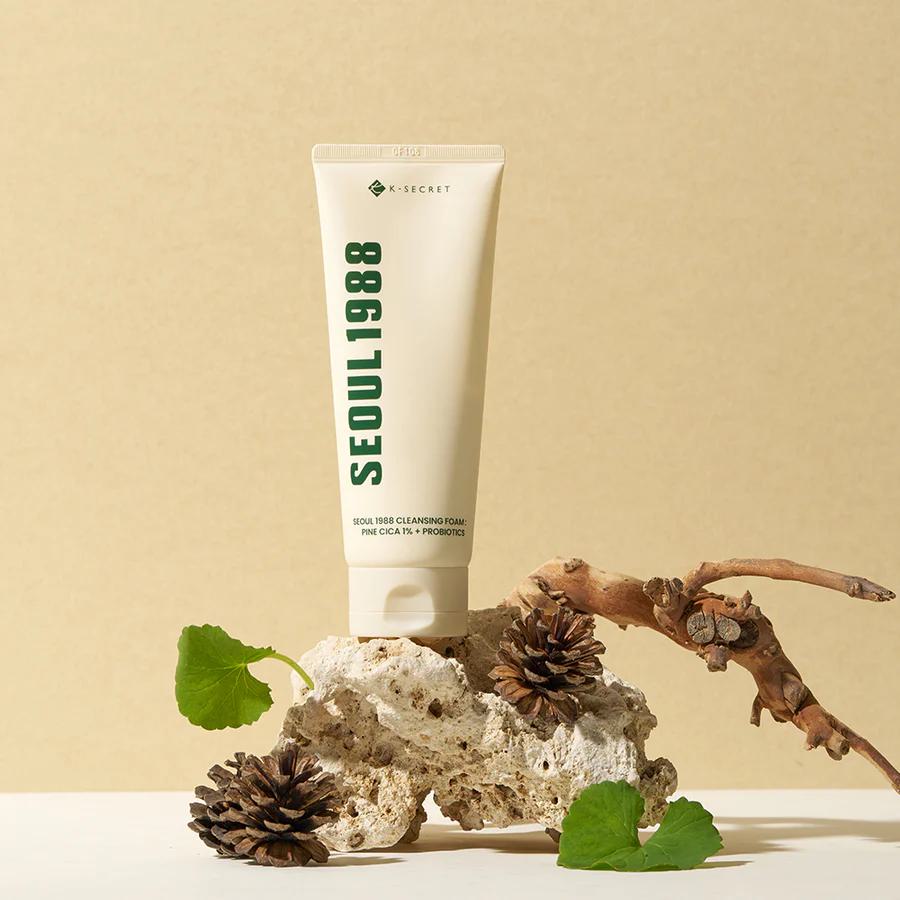 Seoul 1988 Cleansing Foam: Pine Cica 1% + Probiotics 150ml