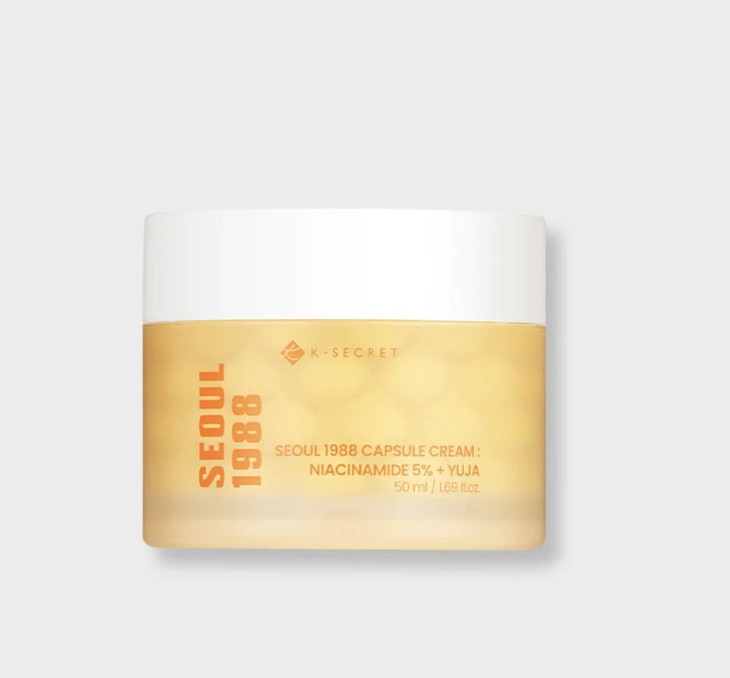 Seoul 1988 Capsule Cream : Niacinamide 5% + Yuja 50ml