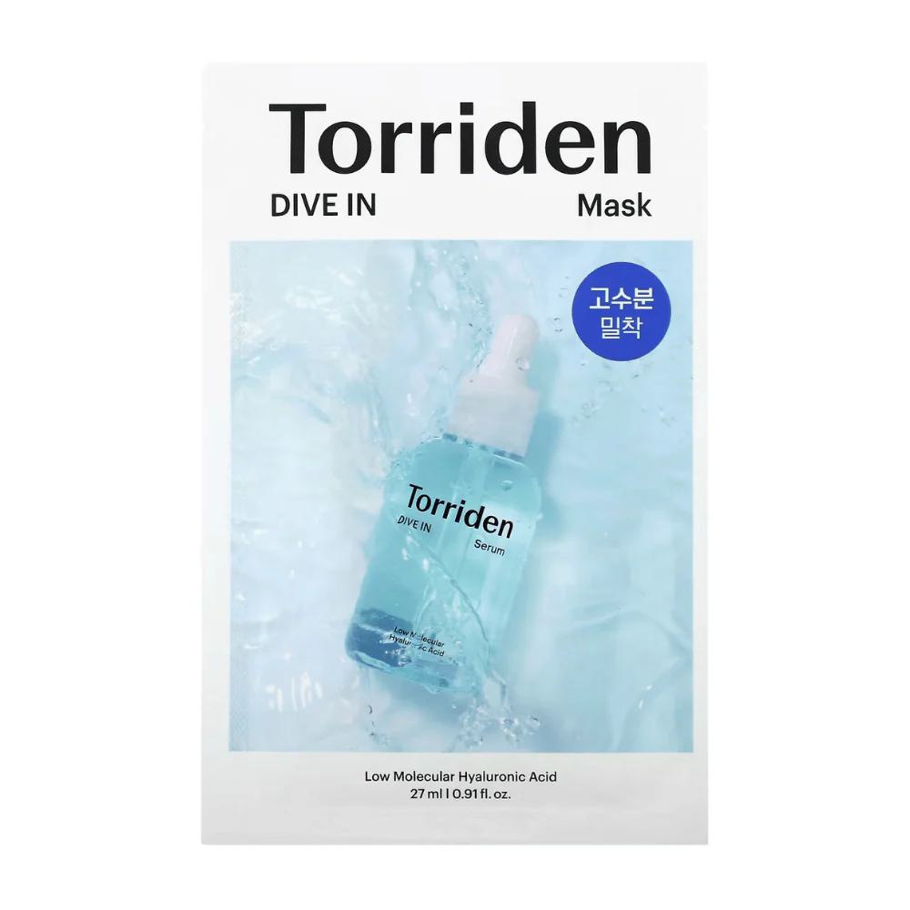 [torriden dive in ha sheetmask] DIVE-IN Low Molecular Hyaluronic Acid Mask 1 X 27ml