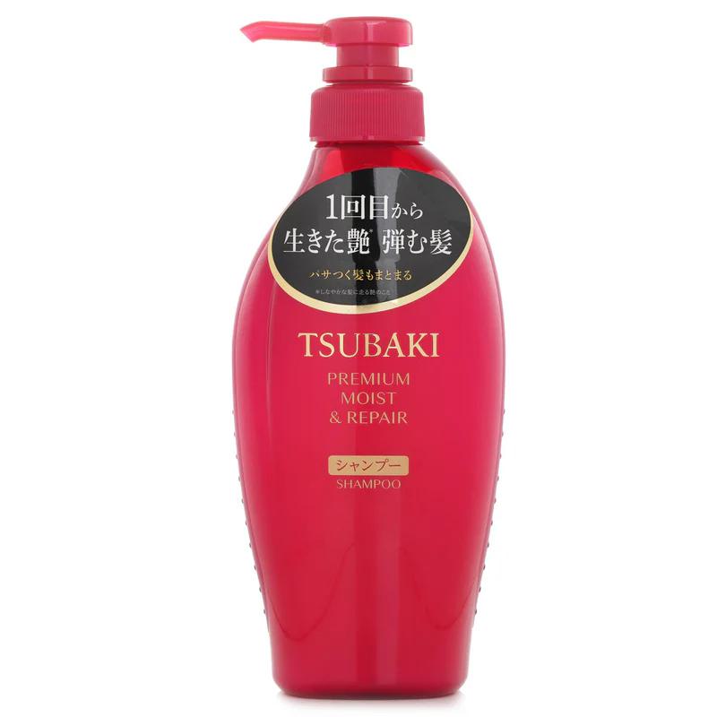 Tsubaki Shampoo Premium Moist & Repair Camellia Hair Shampoo 450ml